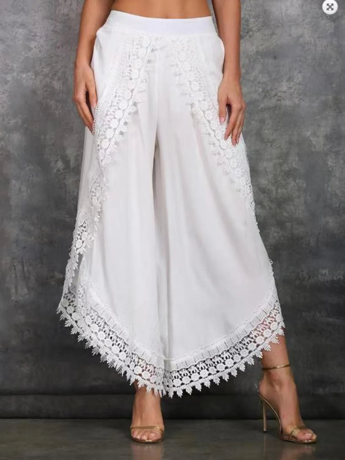 Enora - Pantalon palazzo boho