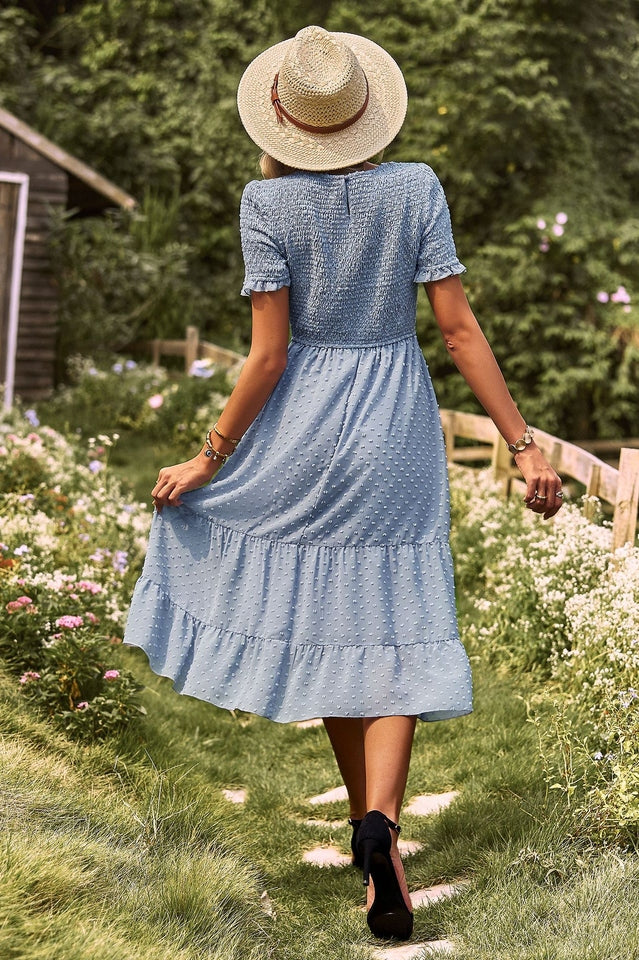 Enora - Robe texturée