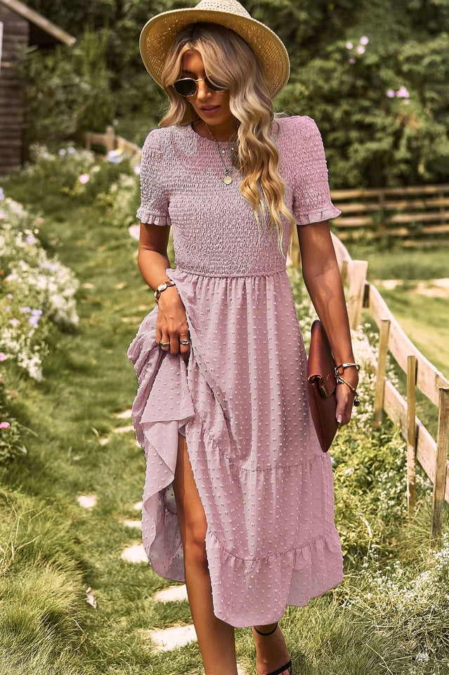 Enora - Robe texturée