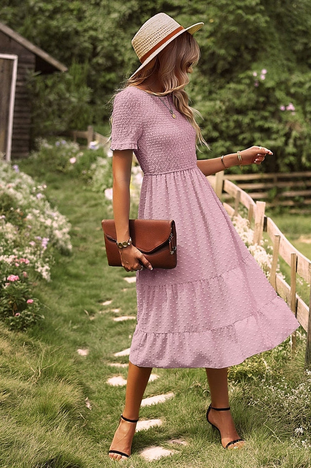 Enora - Robe texturée