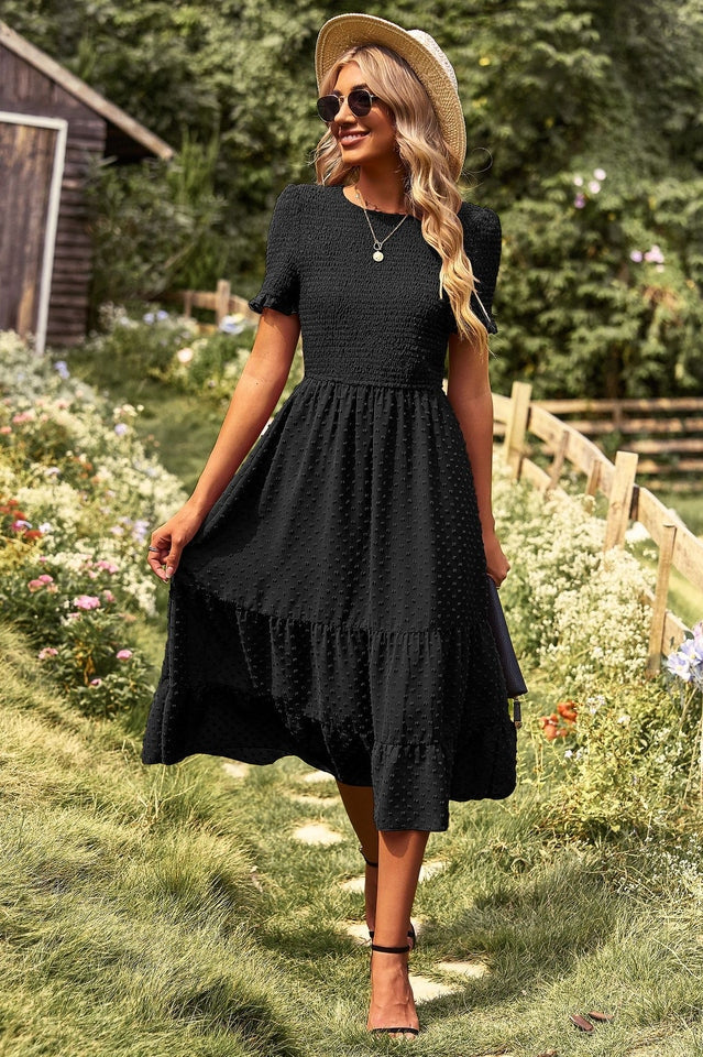 Enora - Robe texturée