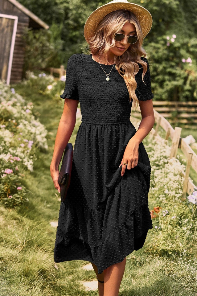 Enora - Robe texturée