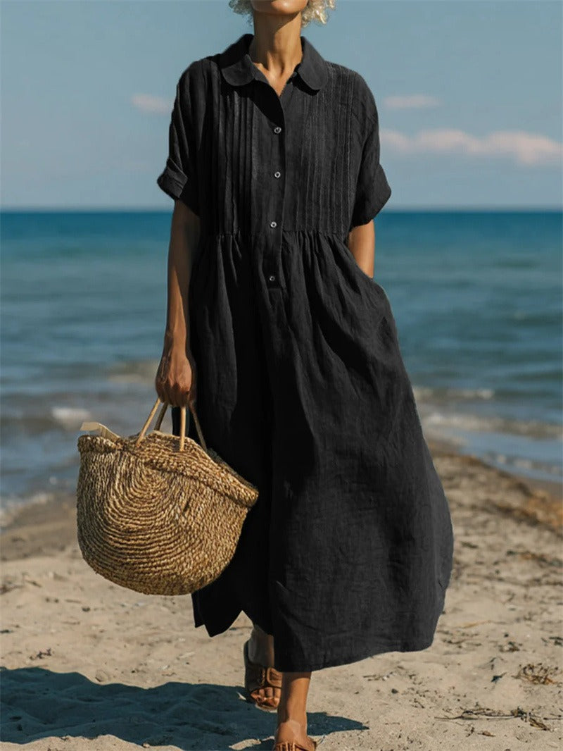 Enora – Robe Longue à la Coupe Affinante