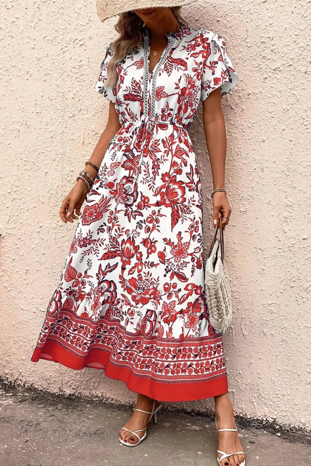 Enora - Robe à fleurs Boho