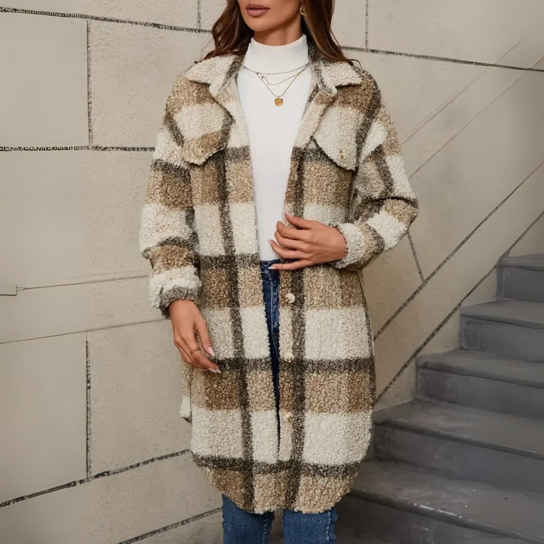 Enora - Manteau Décontracté d’Automne pour Femme