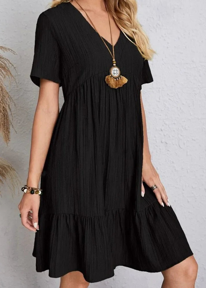 Enora - Robe élégante flatteuse pour le ventre