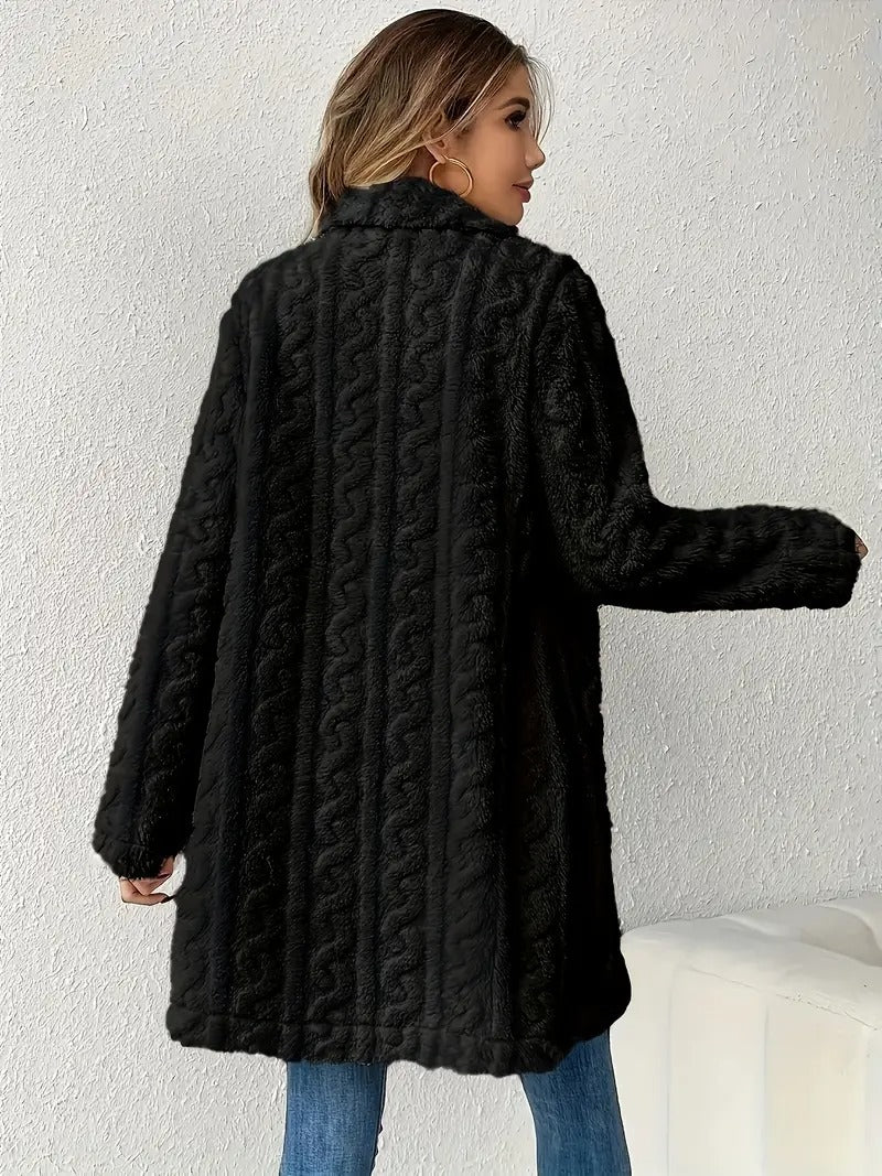 Enora - Manteau en fausse fourrure pour femme