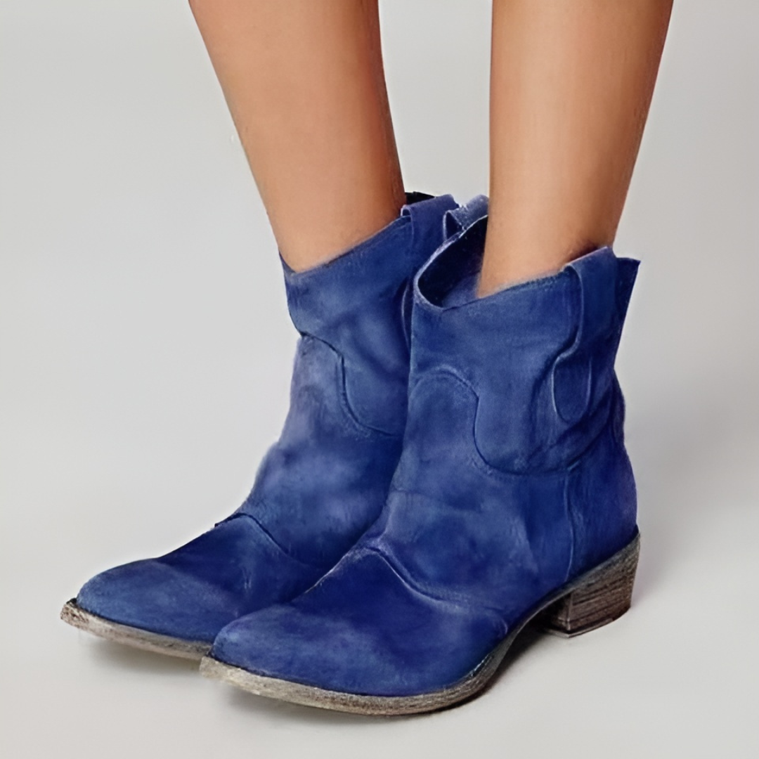 Enora - Bottines en suède