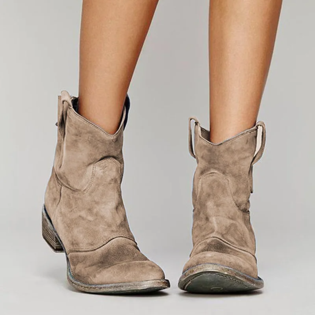 Enora - Bottines en suède