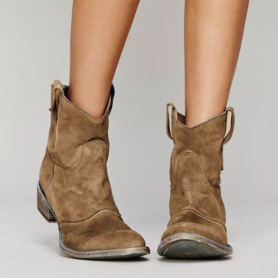 Enora - Bottines en suède