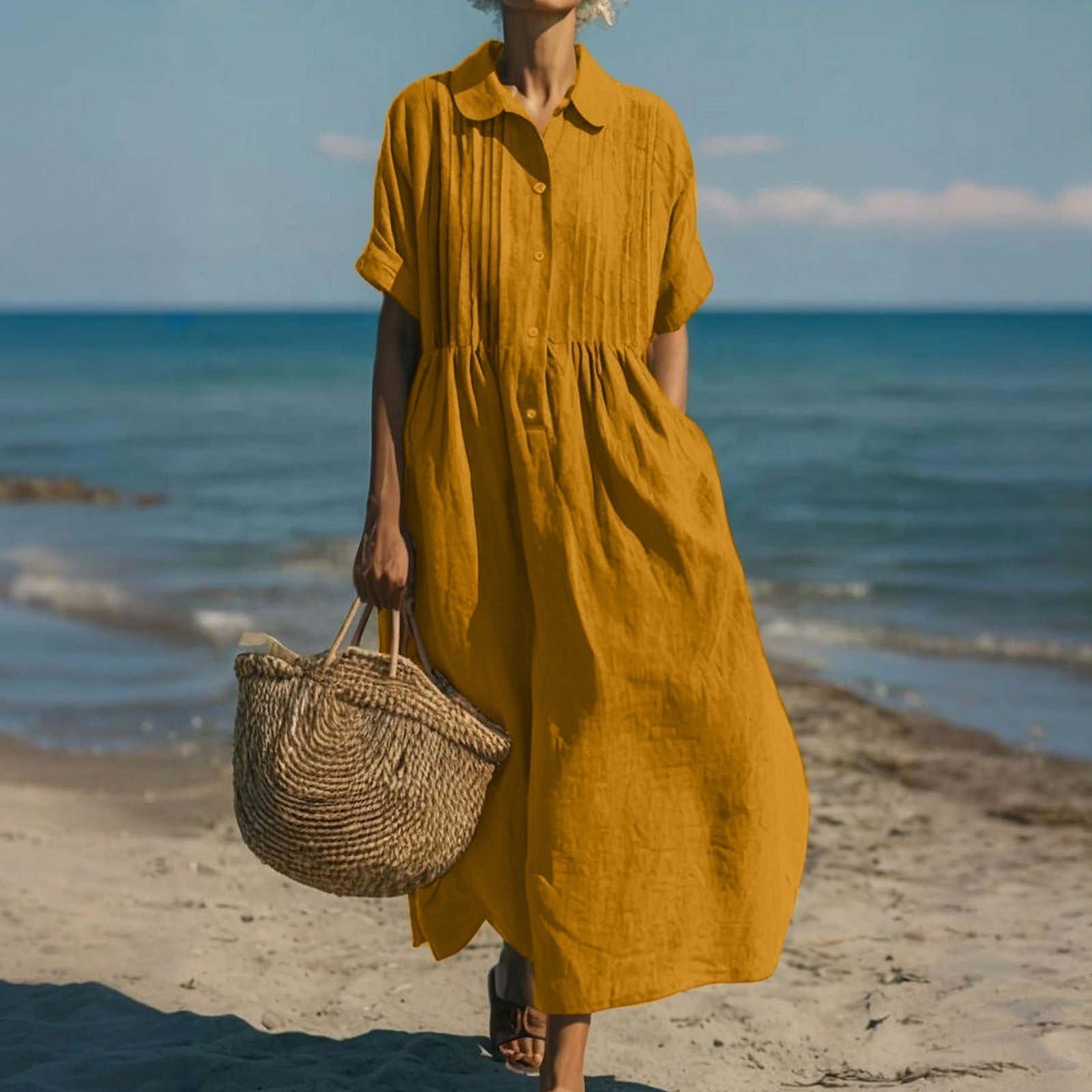 Enora – Robe Longue à la Coupe Affinante