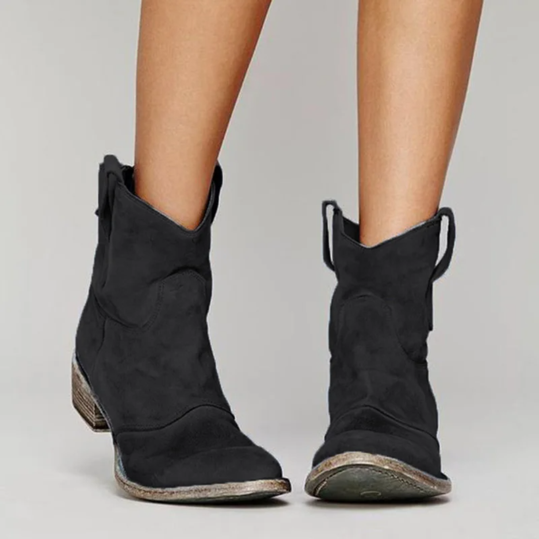 Enora - Bottines en suède