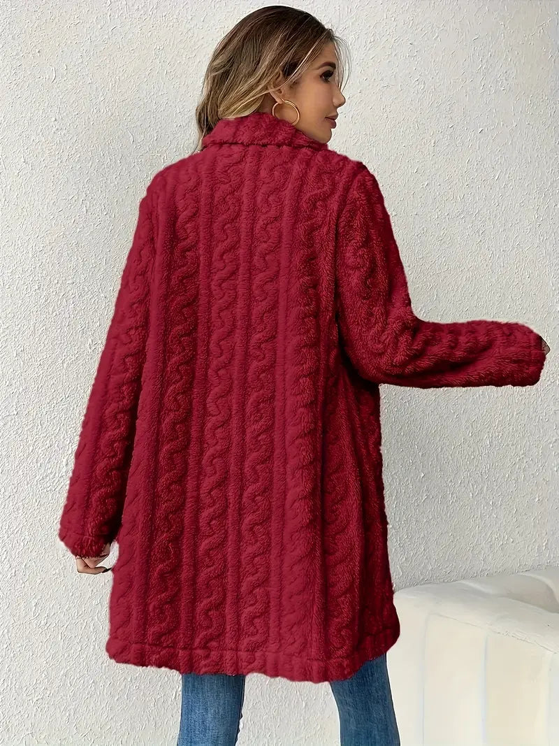 Enora - Manteau en fausse fourrure pour femme