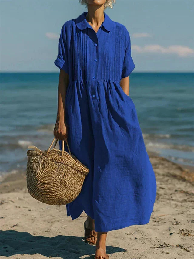 Enora – Robe Longue à la Coupe Affinante