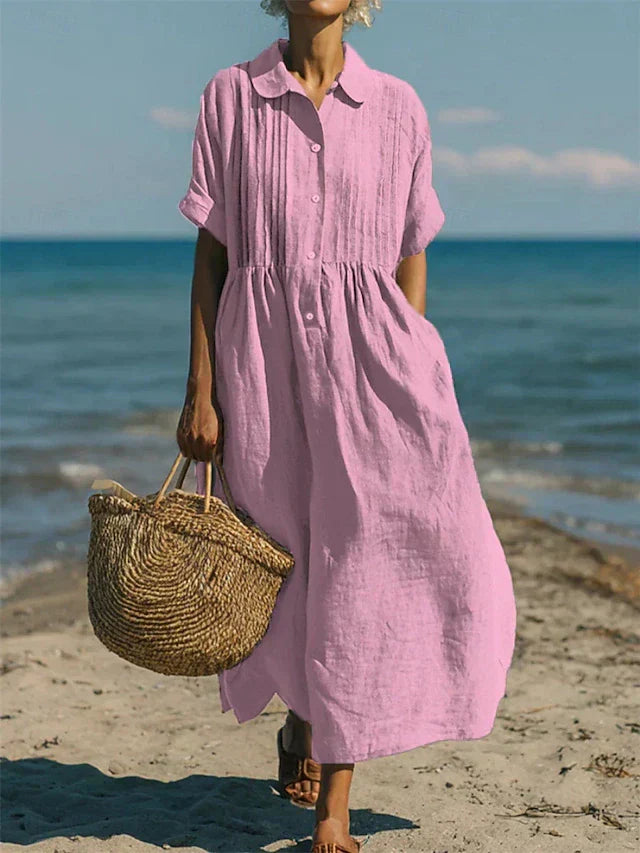Enora – Robe Longue à la Coupe Affinante