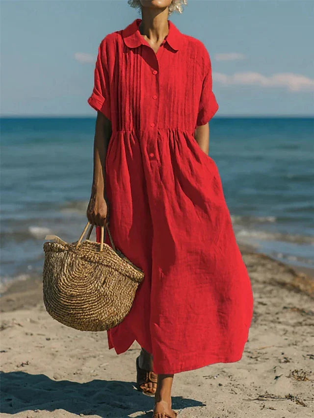 Enora – Robe Longue à la Coupe Affinante