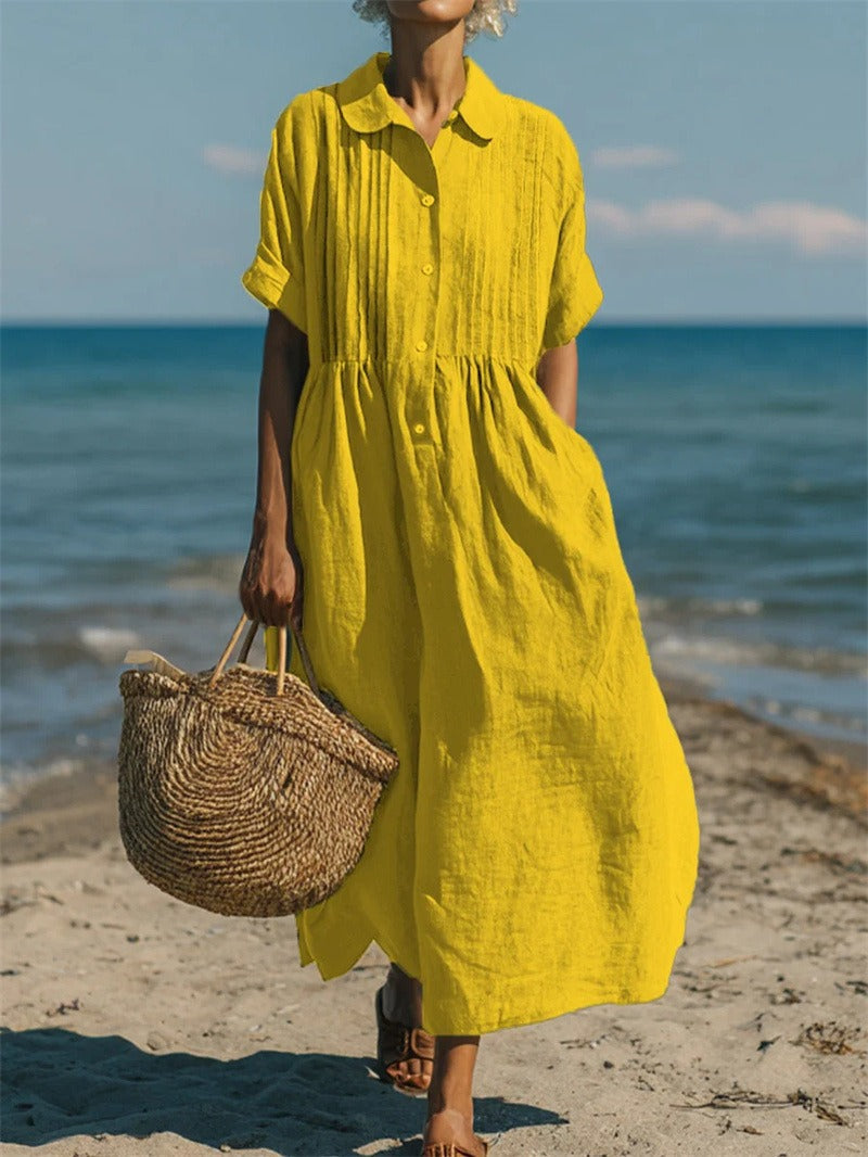 Enora – Robe Longue à la Coupe Affinante
