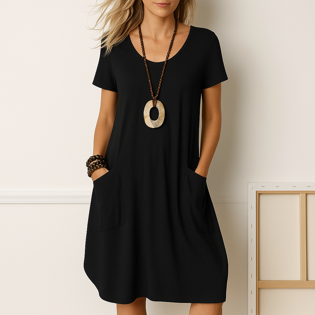 Enora | Robe élégante à effet ventre plat