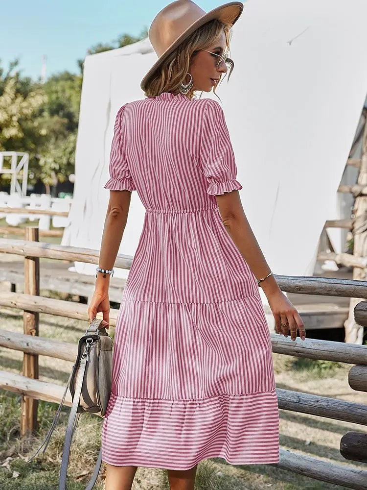 Enora - Robe à rayures