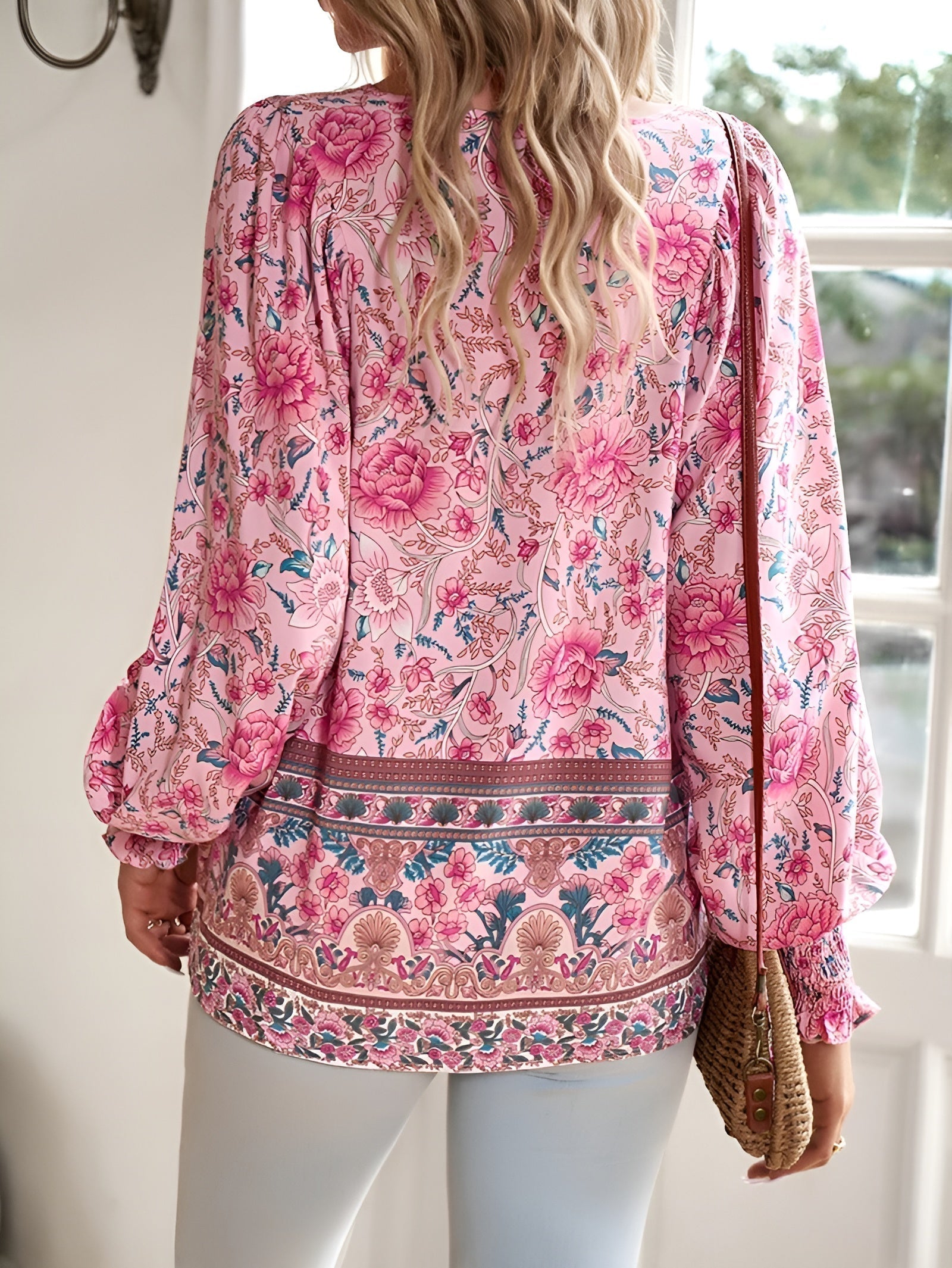 Enora - Chemisier floral boho