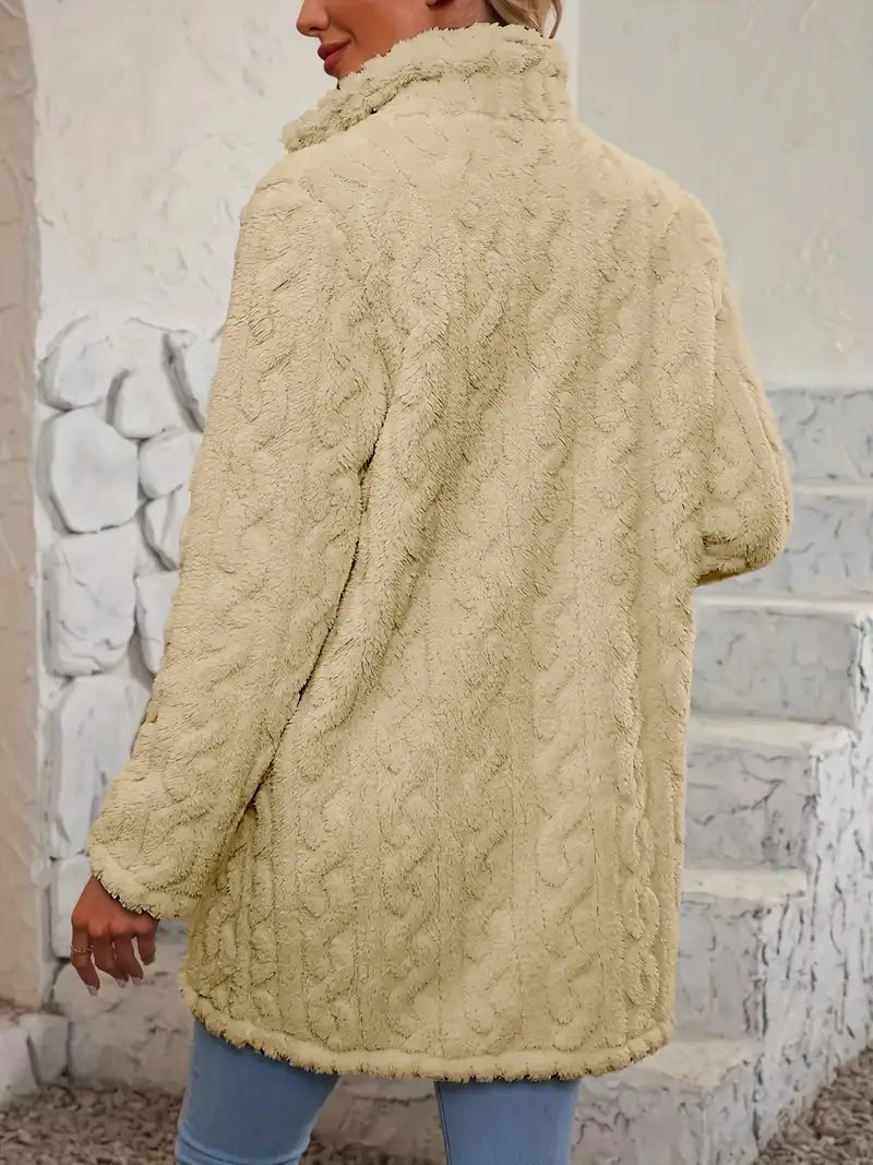 Enora - Manteau en fausse fourrure pour femme