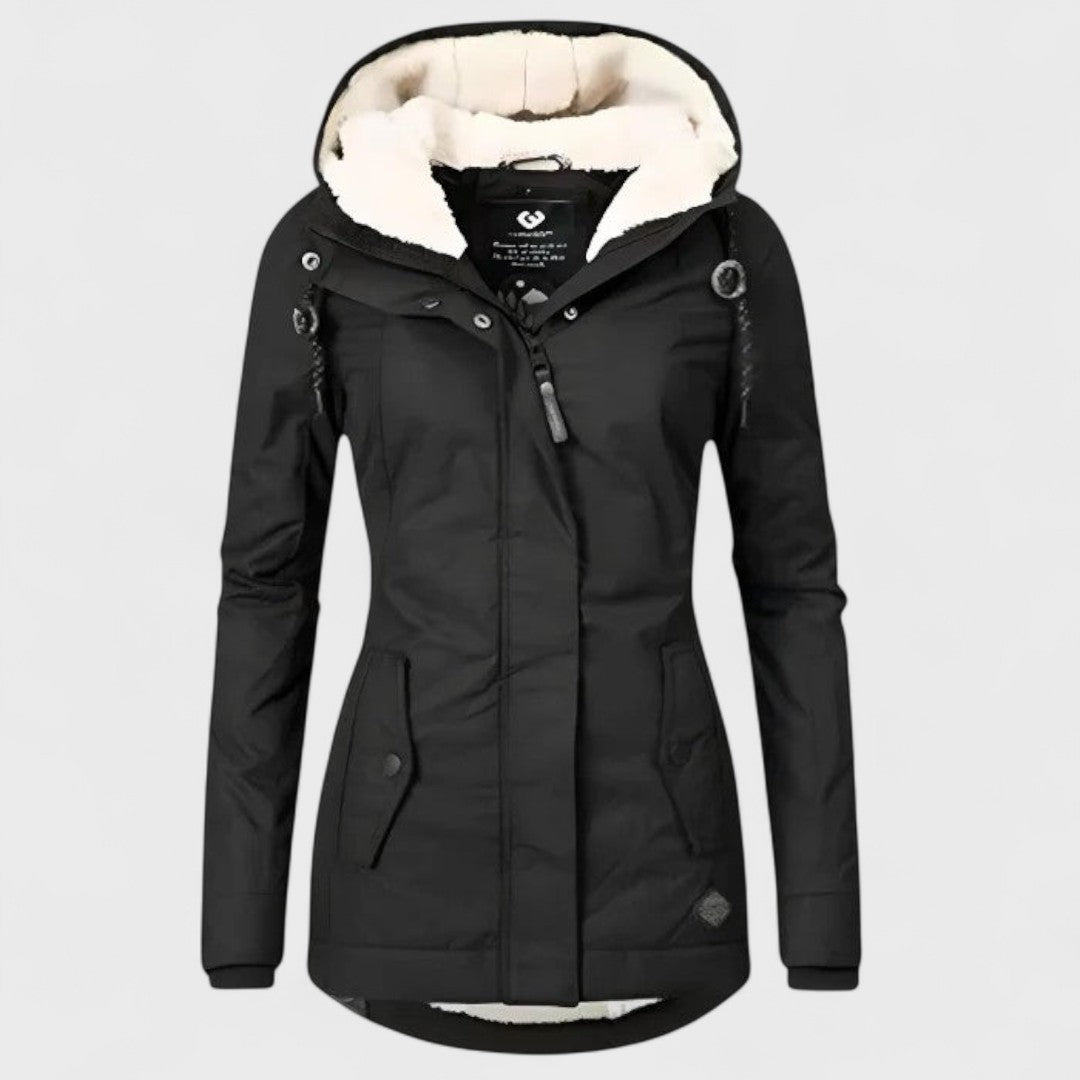Enora - Veste chaude et imperméable avec capuche pour femme