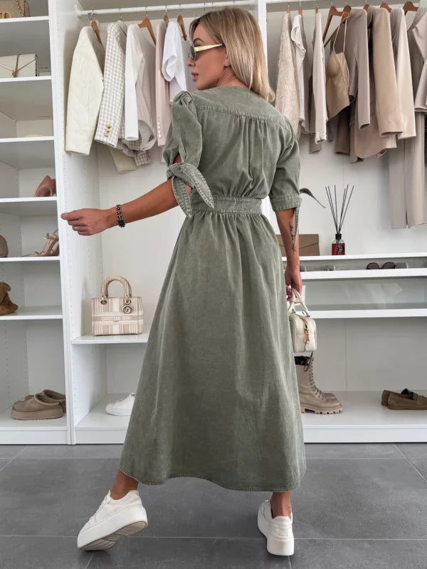 Enora - Robe en jean rayonnante